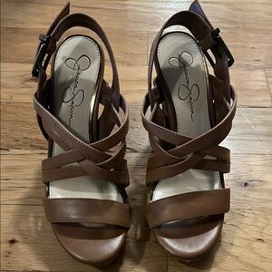 Jessica Simpson Julita wedges, size 8